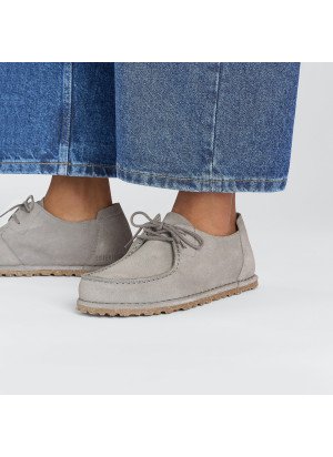 Sapato Utti Lace Couro de camurça Birkenstock 1027311 Whale Gray