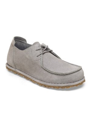 Sapato Utti Lace Couro de camurça Birkenstock 1027311 Whale Gray