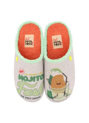 Chinelo De Quarto HotPotatoes 66001-NULUI Gris