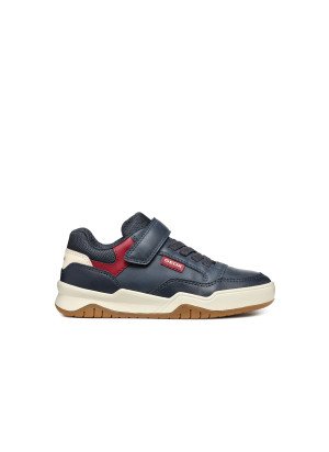 Sapato J Perth Boy Geox J367RE 0MEFU C4244 Navy/Dk Red