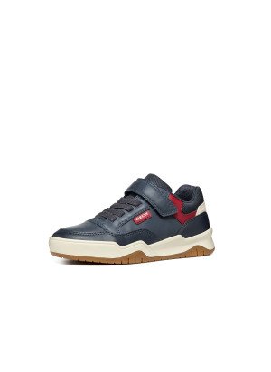 Sapato J Perth Boy Geox J367RE 0MEFU C4244 Navy/Dk Red