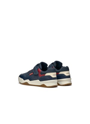Sapato J Perth Boy Geox J367RE 0MEFU C4244 Navy/Dk Red