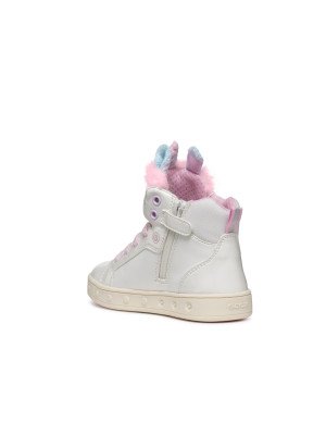 J Skylin Girl Boot Geox J468WA 0NFBH C0653 White/Multicolor
