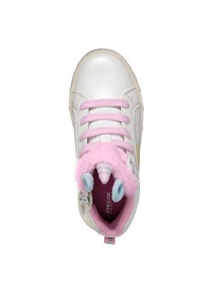 J Skylin Girl Boot Geox J468WA 0NFBH C0653 White/Multicolor