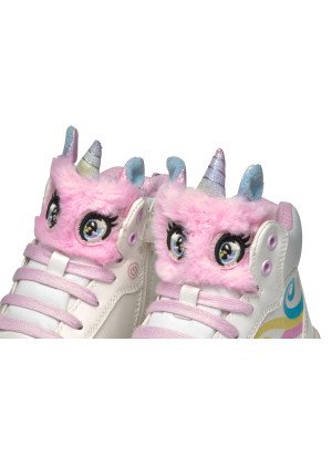 J Skylin Girl Boot Geox J468WA 0NFBH C0653 White/Multicolor