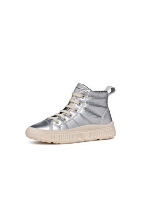 J Laquinny Girl Boot Geox J46M3C 0LVNF C1007 Silver