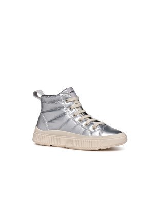J Laquinny Girl Boot Geox J46M3C 0LVNF C1007 Silver