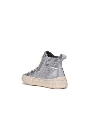 J Laquinny Girl Boot Geox J46M3C 0LVNF C1007 Silver