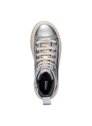 J Laquinny Girl Boot Geox J46M3C 0LVNF C1007 Silver