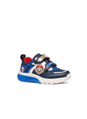J Ciberdron Boy Sneaker Geox J46LBI 054FU C4226 Navy/Royal