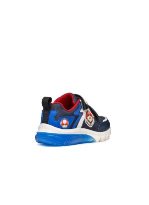 J Ciberdron Boy Sneaker Geox J46LBI 054FU C4226 Navy/Royal