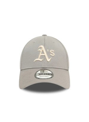 Oakland Athletics Pivot Knit 9FORTY Adjustable Cap New Era 60565462 GRA Grey