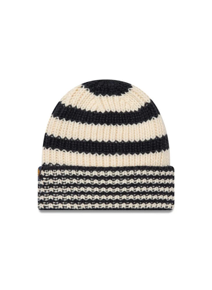Gorro de malha com punho New Era Stripe New Era 60565460 NVYLTC Navy
