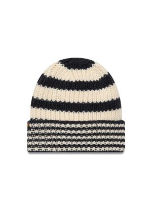 Gorro de malha com punho New Era Stripe New Era 60565460 NVYLTC Navy
