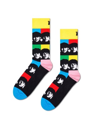 Beatles All Together Now Sock HappySocks BEA01-0203 Black