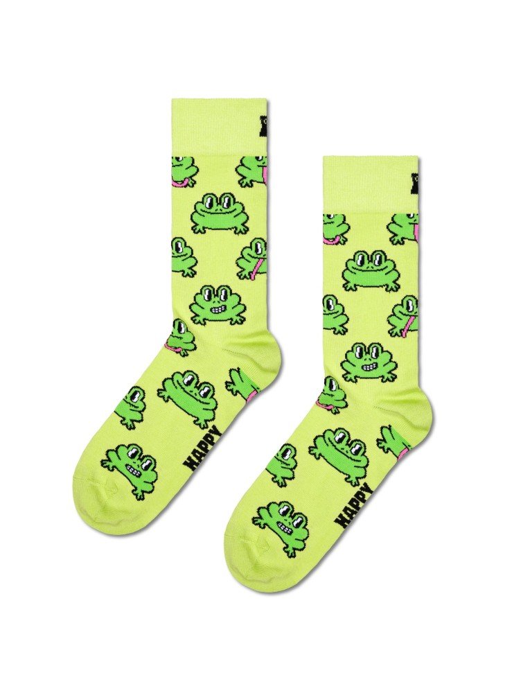 Meias Frog HappySocks P001863 Verde Meias Frog HappySocks P001863 Verde