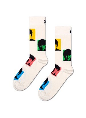 Beatles Silhouettes Sock HappySocks BEA01-1300 Beige