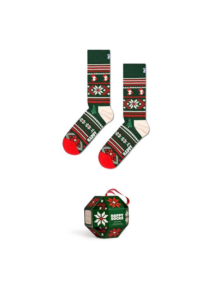1-Pack Snowflake Sock Gift Set HappySocks P001733 Green 1-Pack Snowflake Sock Gift Set HappySocks P001733 Green