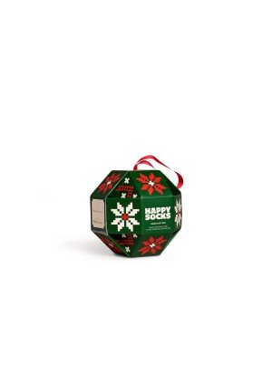 1-Pack Snowflake Sock Gift Set HappySocks P001733 Green