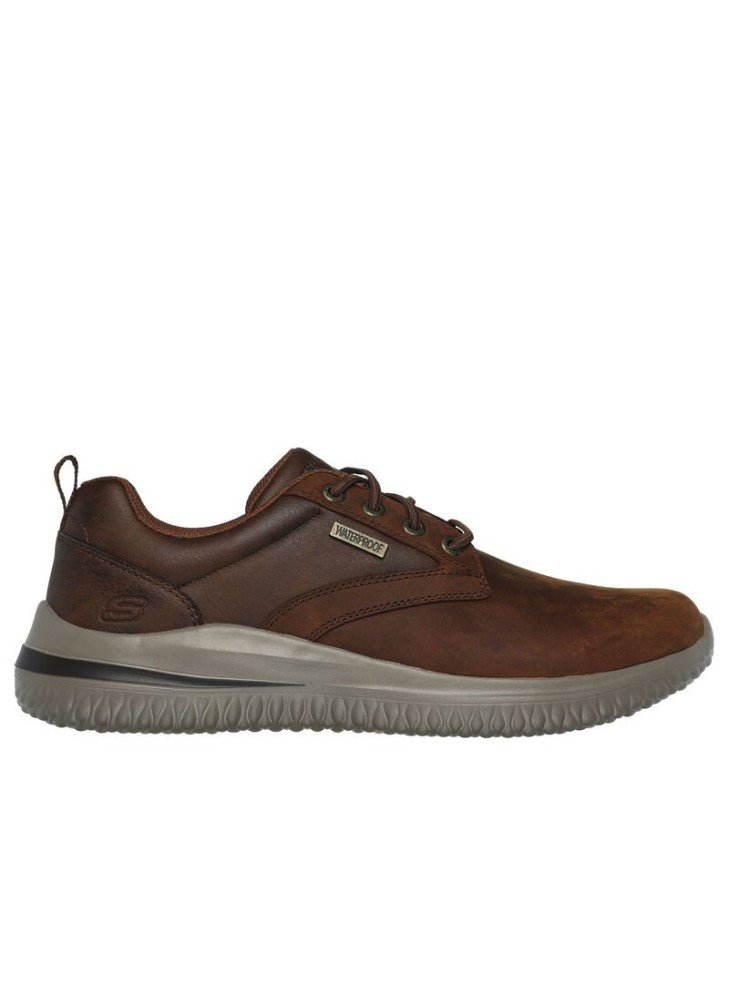 Delson 3.0 Glavine Sneakers Skechers 210661-CDB Dark Brown Delson 3.0 Glavine Sneakers Skechers 210661-CDB Dark Brown