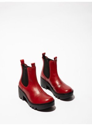 Chelsea Ankle Boots TRIG514FLY Fly London P501514003 Red