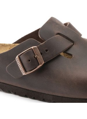 Boston Oiled Leather Sandal Birkenstock 0860133 Habana