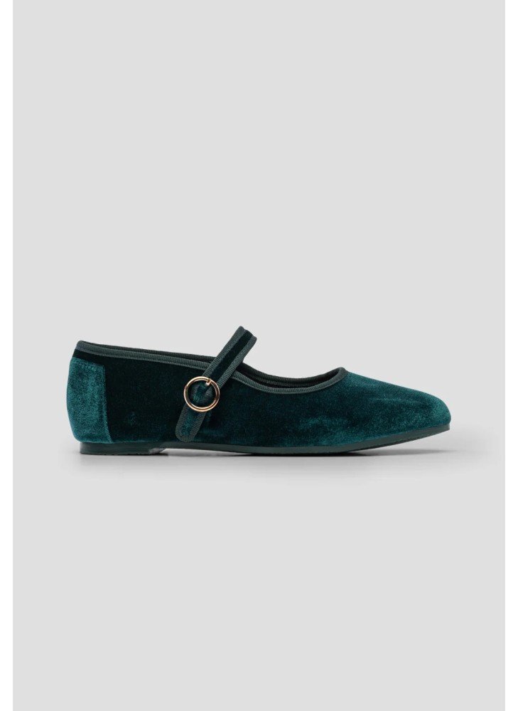 Sapato Mary Jane Velvet PAEZ 2432501S5801-912 Evergreen Sapato Mary Jane Velvet PAEZ 2432501S5801-912 Evergreen