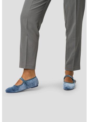Mary Jane Velvet Shoes PAEZ 2432501S5801-200 Cloudy