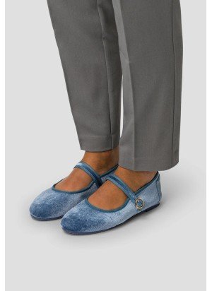 Sapato Mary Jane Velvet PAEZ 2432501S5801-200 Cloudy