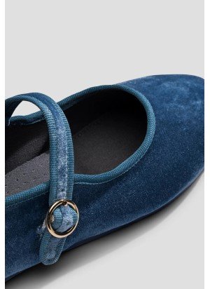 Sapato Mary Jane Velvet PAEZ 2432501S5801-200 Cloudy