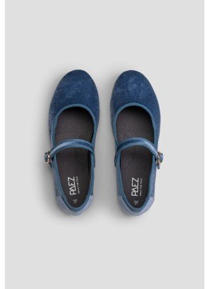 Sapato Mary Jane Velvet PAEZ 2432501S5801-200 Cloudy