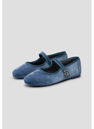 Mary Jane Velvet Shoes PAEZ 2432501S5801-200 Cloudy