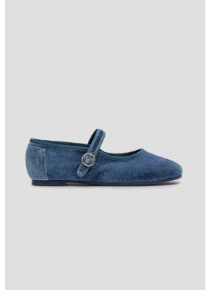 Sapato Mary Jane Velvet PAEZ 2432501S5801-200 Cloudy