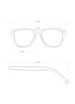 Ola Sunglasses Parafina OLA-BLC-PGN Black/Pepper Green
