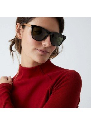 Ola Sunglasses Parafina OLA-BLC-PGN Black/Pepper Green