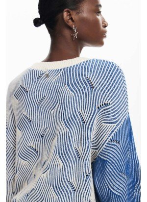 Jers_Ottawa Shirt Desigual 24WWJF10-5036 Blue