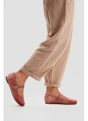 Sapato Mary Jane Velvet PAEZ 2432501S5801-508 Blossom Pink