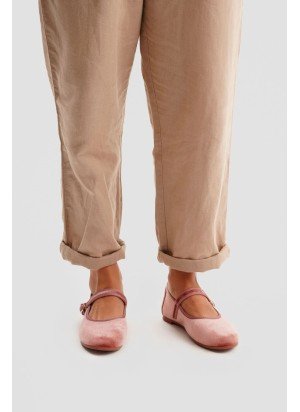 Sapato Mary Jane Velvet PAEZ 2432501S5801-508 Blossom Pink