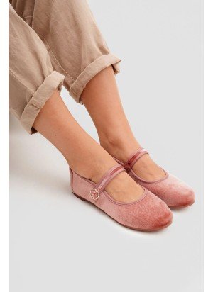 Sapato Mary Jane Velvet PAEZ 2432501S5801-508 Blossom Pink