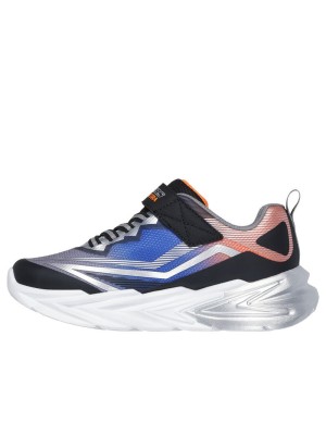 Ténis S Lights Flex Glow Ultra Skechers 400139L-BKSL Black/Silver