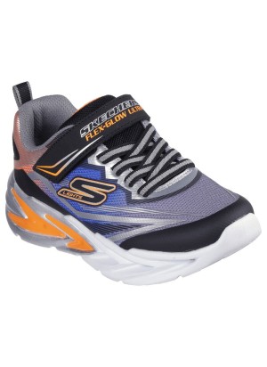Ténis S Lights Flex Glow Ultra Skechers 400139L-BKSL Black/Silver