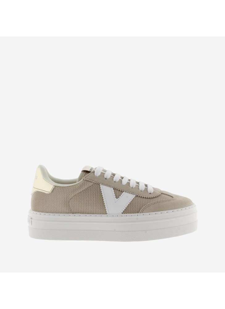 Barcelona Ciclista Rejilla & Serraje Sneakers Victoria 1092174 Platinum Barcelona Ciclista Rejilla & Serraje Sneakers Victoria 1092174 Platinum