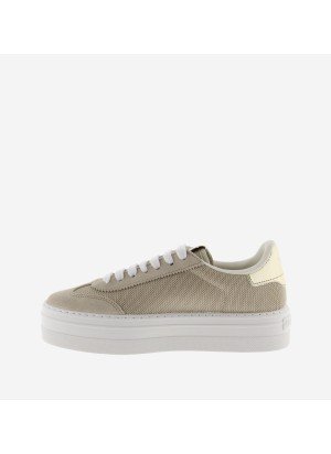 Barcelona Ciclista Rejilla & Serraje Sneakers Victoria 1092174 Platinum