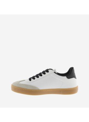 Berlin Cycling Shoes Leather & Suede Effect Sneakers Victoria 1126208 Ice