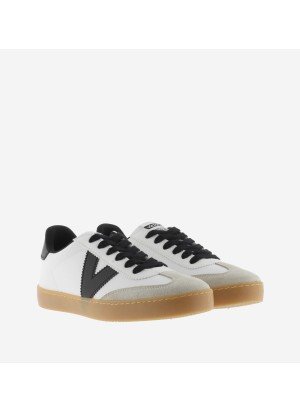 Berlin Cycling Shoes Leather & Suede Effect Sneakers Victoria 1126208 Ice