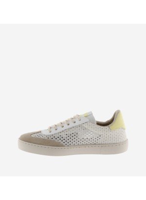 Berlin Cycling Open Mesh & Split Suede Sneakers Victoria 1126210 Beige