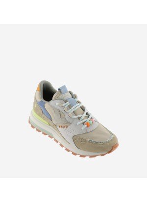 Luna Nylon & Camurça Sneakers Victoria 1156111 Bege