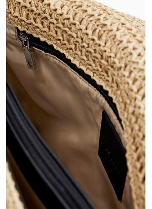 Bolsa Half Logo Raffia Venecia 3.0 Desigual 25SAXO08-1014 Natural