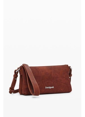 Bolsa Mone Dejavu Dortmund Baby Desigual 25SAYP02-6011 Camel