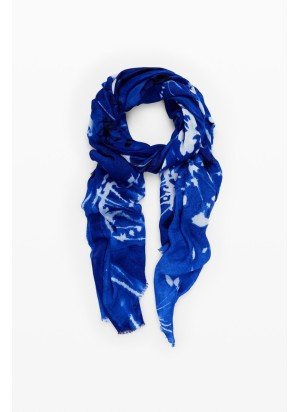 Lenço Fou Atkins Rectangle Desigual 25SAWA17-5010 Azul
